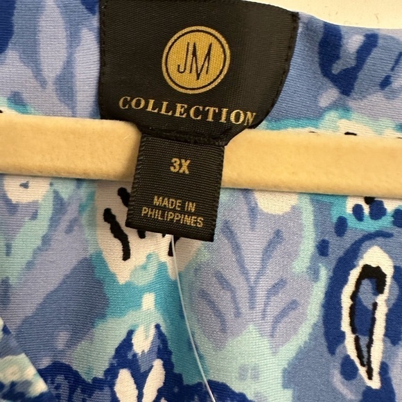 JM Collection Plus size 3X dress Modest Floral Romantic NWOT - Picture 3 of 6